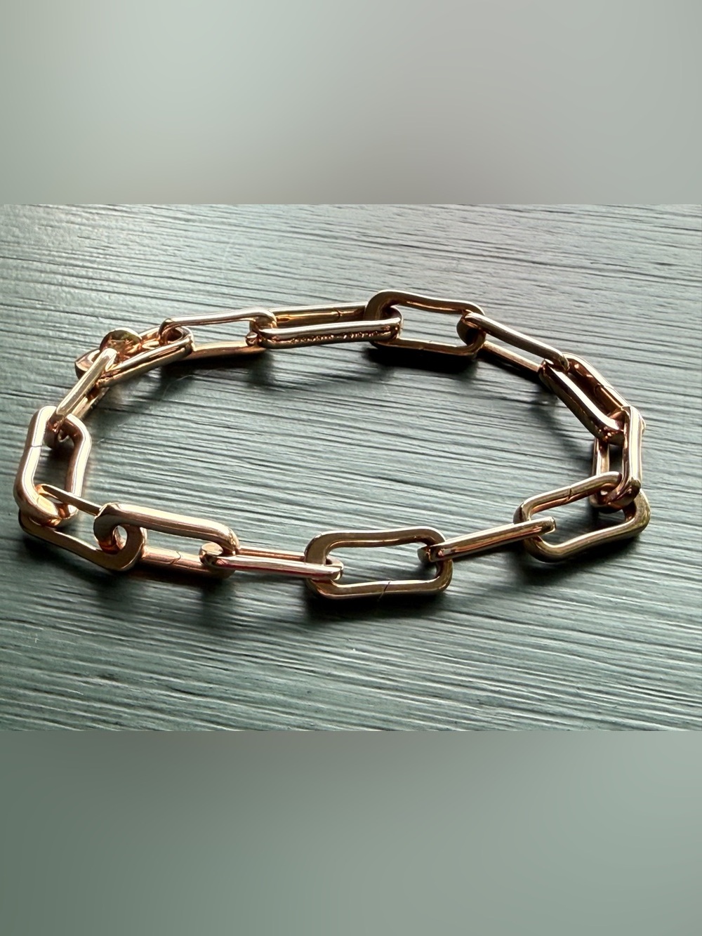 Monica Vinader Alta Capture Charm Bracelet 18k Rose Gold Vermeil
